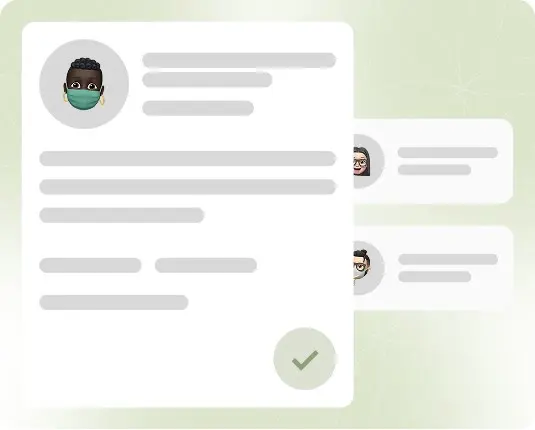 A digital document displaying personal information, including a profile picture and various text fields.